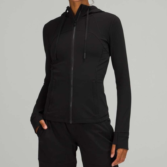 Lululemon define size 10 black hooded zipfront jacket - Picture 12 of 12